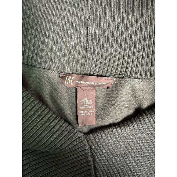 I-N-C international Concepts Womens Sweater Dress Green Size Large E098 - Picture 7 of 11